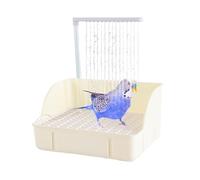 ActSo Automatic Bird Bath,rechargeable Parrot Bathtub,bird Shower with Solar,Automatic Bird Bathtub,Water Dispenser Swimming Pool Toy Cage Accessories,Circulating Faucet for Parakeet-A