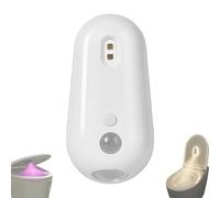 ActSo Self Cleaning Uv Toilet Sanitizer and Night Light,Motion-Activated USB Rechargeable Night Light, Inside 6 Color Changing, Self-Adhesive UV Toilet for Bathroom(A)