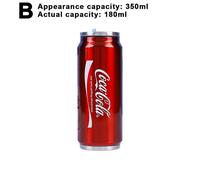 (Actual Capacity 180 Ml, Red) 350ml/500ml Coca Cola Mug, Hot And Cold Insulation, 304 Stainless Steel Thermos, Coke Giant Water Bottle, Custom Car Tra