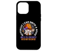 Actually I Can Drive A Stick Funny Sarcastic Halloween Gnome Case for iPhone 12 Pro Max
