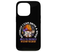 Actually I Can Drive A Stick Funny Sarcastic Halloween Gnome Case for iPhone 13 Pro