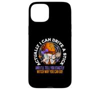 Actually I Can Drive A Stick Funny Sarcastic Halloween Gnome Case for iPhone 15 Plus