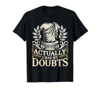 Actually I Had My Doubts Graduation Student - Value Graphic T-Shirt, Men, Black, L
