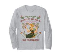 Actually, I'm just here to Hold the Frequency Boho Energy Long Sleeve T-Shirt