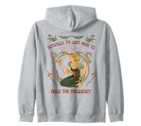 "Actually, I'm just here to hold the frequency" Boho Energy Zip Hoodie