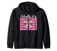 Actually It Is Rocket Science Aerospace Engineer Engineering Zip Hoodie