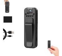 Actualous Body Camera, HD 1080p Rechargeable Mini Portable Body Camera with Night Vison&Rotating Lens, earable Recording, Small POV Cam for Indoor, Outdoor, Traveling, Sport (WIFI,8G)
