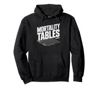 Actuary Mortality Table Skull Dark Humor Graphic Life Pullover Hoodie