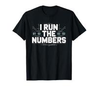 Actuary Runs Numbers Professional Identity Humor Run T-Shirt