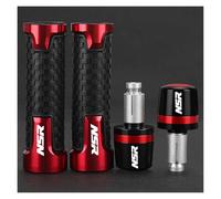 actuion Motorcycle Grip Accessories Non Slip Handlebar FOR Hon@&da NSR125 NSR250 NSR 125 250 1988-2018 2019 2020 2021 Motorcycle 2022 2023 Handlebar Grips Handle Bar Cap End Plugs(B red set)