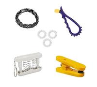 Acu Capital home care Acupressure Massager Tools Kit Combo With Blood Pressure Control Bracelet & Magnetic Power Clip & Pocket Exerciser (Pack of 7)...