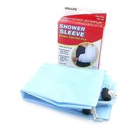 Acu-Life Shower Sleeve, Keeps Injuries Dry, One Size Fits All, Reusable, Waterproof, Blue