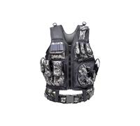 (ACU) Outdoor Tactical Breathable Anti-Stab Mesh Vest Military Protective Gear with Adjustable Fit