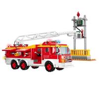 Acu Store Firefighter Blocks, 433 pcs, Educational ABS Bricks Toy for Ages 6+ Boys Girls, Great for Creativity & Imaginative Play STEM Gifts Building Set Compatible with Major Brands