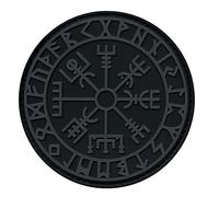 ACU Subdued Vegvisir Viking Compass Norse Rune Morale Tactical PVC Rubber Fastener Patch