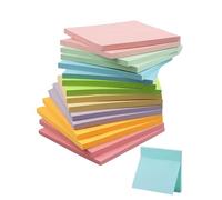 Acual (16 Pads) Sticky Notes,76 mm x 76 mm,Self-Sticky Note Pads Pastel Colors,Recyclable, Easy to Post, Writing Memo for Holiday Shop, Teacher Appreciation Xmas Gift and Daily Life Organization