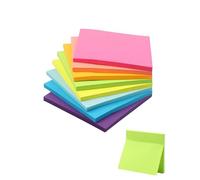 Acual (8 Pads) Sticky Notes,76 mm x 76 mm,Self-Sticky Note Pads Bright Colors,Recyclable, Easy to Post, Writing Memo for Holiday Shop, Teacher Appreciation Xmas Gift and Daily Life Organization