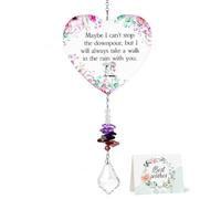 Acual Friendship Gifts For Women,Heart Crystal Suncatcher