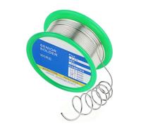 Acual Solder Wire No Lead Rosin Core Flux 1mm Electric Solder Fine Sn99 Ag0.3 Cu0.7，Fast Melting Easy for Electrical Soldering No Lead 50g No Clean Solder Wire (1mm)