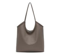 ACUARIO Reversible Tote Bag for Women | 12L Dual-Sided Shoulder Bag, PU Leather & Cotton-Poly Handbag, Lightweight Hobo with Magnet Snap, Work Travel Commute