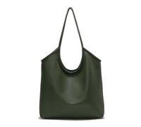 ACUARIO Reversible Tote Bag for Women | 12L Dual-Sided Shoulder Bag, PU Leather & Cotton-Poly Handbag, Lightweight Hobo with Magnet Snap, Work Travel Commute