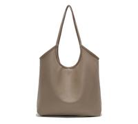 ACUARIO Reversible Tote Bag for Women | 12L Dual-Sided Shoulder Bag, PU Leather & Cotton-Poly Handbag, Lightweight Hobo with Magnet Snap, Work Travel Commute