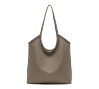 ACUARIO Reversible Tote Bag for Women | 12L Dual-Sided Shoulder Bag, PU Leather & Cotton-Poly Handbag, Lightweight Hobo with Magnet Snap, Work Travel Commute