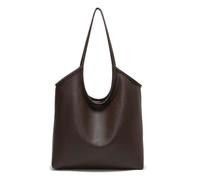 ACUARIO Reversible Tote Bag for Women | 12L Dual-Sided Shoulder Bag, PU Leather & Cotton-Poly Handbag, Lightweight Hobo with Magnet Snap, Work Travel Commute