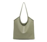 ACUARIO Reversible Tote Bag for Women | 12L Dual-Sided Shoulder Bag, PU Leather & Cotton-Poly Handbag, Lightweight Hobo with Magnet Snap, Work Travel Commute