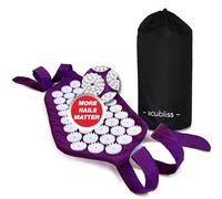 Acubliss Premium Acupressure Mat Strap - 1,848 Nails, On-The-Go Acupuncture Mat - Back Support Belt Pain Relief & Zone Therapy - Wellness Gifts for Women and Men, Stocking Fillers, Bag, 42 x 20 cm