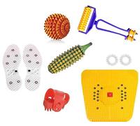 AcuHealth Acupressure Foot Mat For Stress And Pain Relief With Acupressure Full Body Massage Products fitness kit advace shoe shole Foot Mat Magneto-Therapy