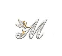 ACULIP Brooches for Women Women Luxury Elf Angel English A-Z Letter Brooch Pin Rhinestone Metal Glossy Girls Ladies Lapel Collar Pin Scarf Clothes Decor Brooch (Size : M)