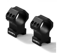 ACUMETA Bastion- 30mm Scope Ring for 20mm Rail for Model Guns and Telescopes, 1.4" Height (Black)