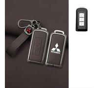 ACUMLS Car Key Cover for Mitsubishi Montero Sport, Car Remote Control Key Shell Car Key Fob Case Remote Control Replacements Car Accessories,Brown-A