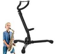 Acunny Alto Saxophone Stand, Saxophone Stand for Alto Saxophone, Alto Tenor Saxophone Stand, Adjustable Saxophone Stand with Metal Triangle Base for Saxophone Lovers, Children, Men, Women