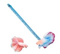 Acunny Aquarium Stick Toy, Betta Training Stick, Simulation Betta Training Stick Toy, Aquarium Decoration in Resin Fish Design for Beginners and Experienced Fish Owners