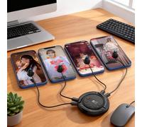 Acunny Autoker - Fast Physical,for Phone with Adjustable Speeds - for Games Streaming Reward Tasks Tablet Computer Apps Testing Social Networks Teleworking