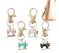Acunny Bag Charm Keyring, Vintage Sewing Machine Key Chain for Handbags, Compact Bag Accessories Fashion Key Chain Pendant Gift for Teen Adults Friends Family, b, Se référer au descriptif