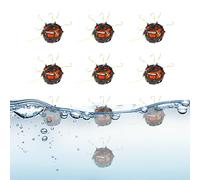 Acunny Bait Basket for Fishing, Bait Basket with Inverted Base and 6 Fishing Hooks - Feeder Basket for Freshwater Fish for Carp Tilapia Eel Feeder Blocks Pellets Powder