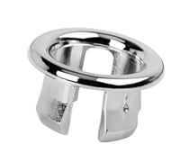 Acunny Bathroom Sink Overflow Trim Ring, Overflow Drain Cover for Bathroom - Overflow Cover Rings Hole Insert | 22-24mm Double Layer Overflow Lid for Basin Sink