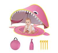Acunny Beach Tent For, Outdoor Tent For, Cartoon Outdoor Play House, UV Protection Waterproof with A Small Built-in Pool, Portable Foldable Sun Shelter for Fishing Camping