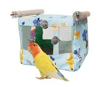 Acunny Bird Nest House, Parrot Cage Nest - Breathable Bird Nest Cuddly Hut with Cool Mat, Pet Tent for Parakeets Cockatiels Lovebird Cockatoo Finch Hamster Chinchilla