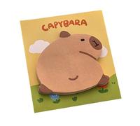 Acunny Capybara Sticky Notes,Cartoon Capybara Sticker Notepad | Sticky Notes Bright Colored Notepads,Bright Erasable Notepads,Multipurpose Memo Pages