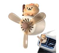 Acunny Car Room Fragrance Diffuser Ventilation Grille Clip, Air Vent Clip for Fragrances - 3D Bear & Pilot Design Cute Decorative Accessories for Men & Women - Car & Home