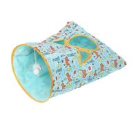 Acunny Cat Tunnel for House Cats - Crackling Tunnel in Sack-shaped - Foldable Interactive Pet Toy for Playing and Moving, Entertainment and Promoting Movement for Kittens in