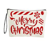Acunny Christmas Candy Cosmetic Case for Christmas - Makeup Organiser Bag | Portable Outdoor Makeup Purse, Waterproof Cosmetic Toiletry Bag with Carry Strap for, b, see description, See description