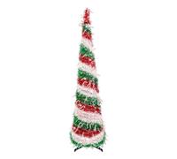 Acunny Christmas Tree | Artificial Tree Tapered Pop Up Decoration Party Office Home All Saints Corner Porch Fireplace | for Indoor Party and Celebration