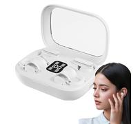 Acunny Clip Earbuds, In-Ear Noise Cancelling Earbuds, Noise Reduction with LED Display and Extended Battery Life for Sport Running Training and Calls
