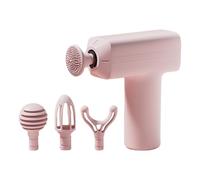 Acunny Deep Tissue Massager, Portable Fascia Massage, Quiet Rechargeable Massager with 4 Attachments for Fitness, Sports, Home and On the Go