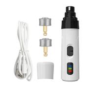 Acunny Dog Nail Grinder, Cat Nail Grinder | Quiet Cat Nail Trimmer | Rechargeable, 2 Speed Adjustable, Soft Paw Care Curb for Use